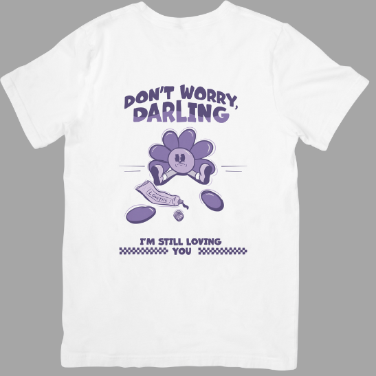 Camiseta Don't Worry Blanca